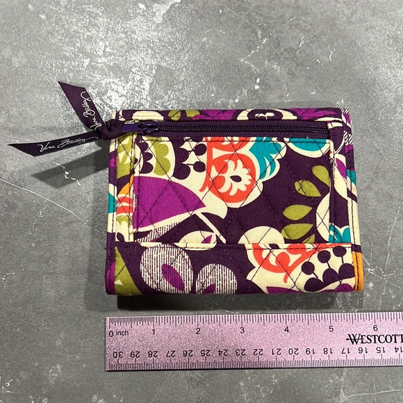 Vera Bradley Euro Wallet in Plum Crazy - Picture 8 of 8